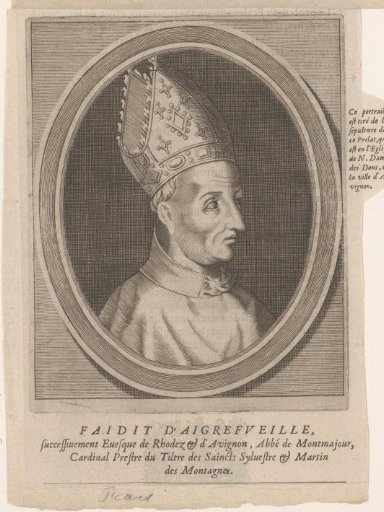 Portrait of Faydit d'Aigrefeuille