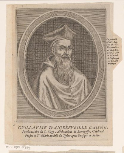 Portrait of Guillaume d'Aigrefeuille the Elder