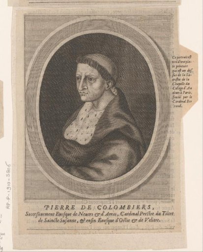 Portrait of Pierre Bertrand de Colombier