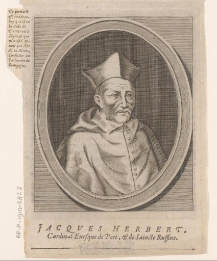 Portrait of Jacques Herbert de la Porte