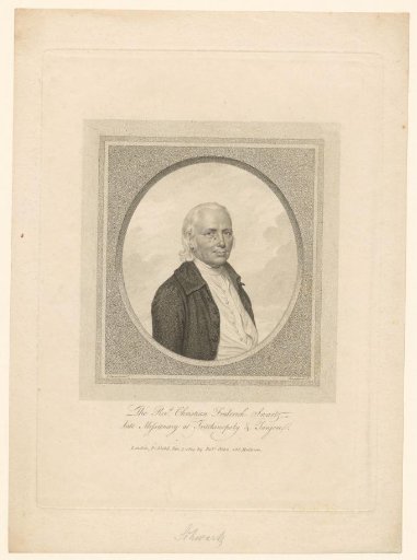 Portrait of Christian Friedrich Schwarz