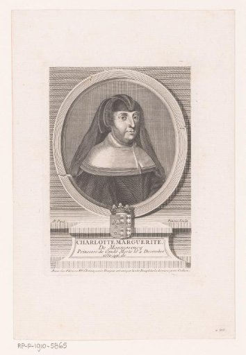 Portrait of Charlotte Marguerite de Montmorency