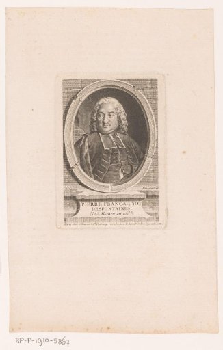 Portrait of Pierre Desfontaines