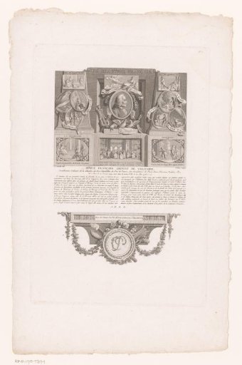 Allegorical portrait of Voltaire