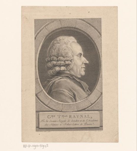 Portrait of Guillaume-Thomas François Raynal
