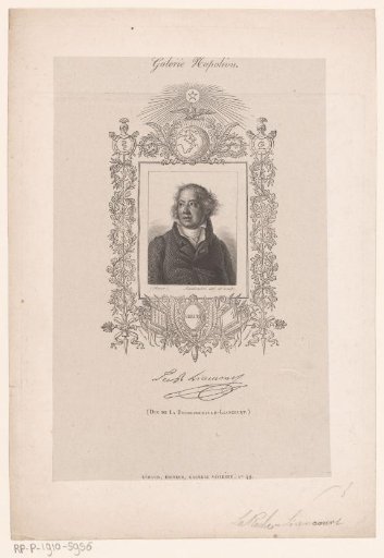 Portrait of François XII Alexandre Frédéric de La Rochefoucauld-Liancourt
