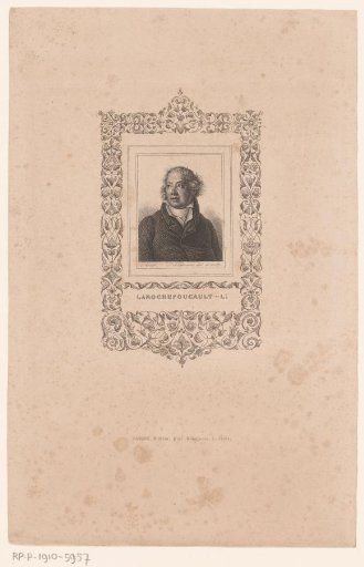Portrait of François XII Alexandre Frédéric de La Rochefoucauld-Liancourt