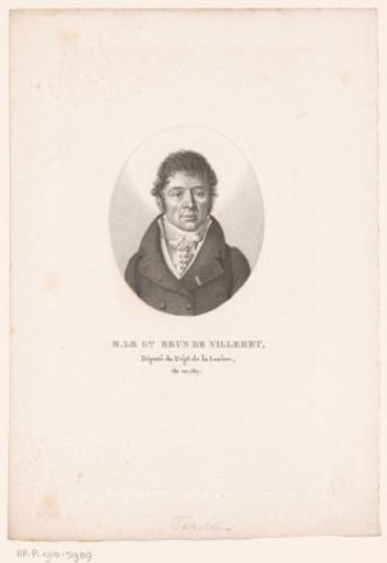 Portrait of Louis Bertrand Pierre Brun de Villeret