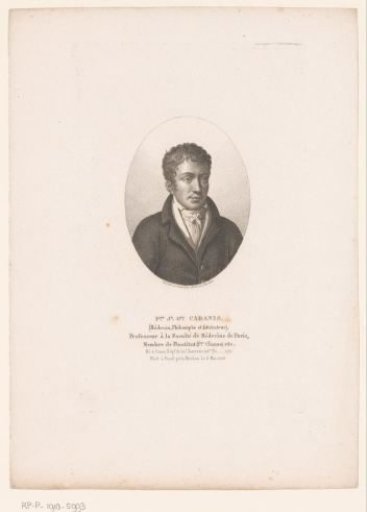 Portrait of Pierre Jean George Cabanis