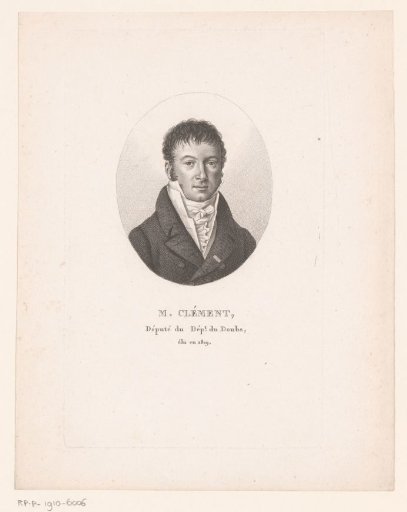 Portrait of Charles-Louis Clément