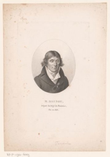 Portrait of Pierre Claude François Daunou