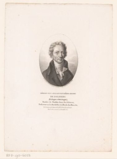Portrait of Déodat Gratet de Dolomieu