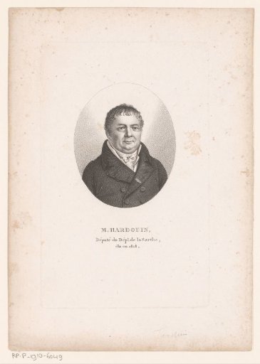 Portrait of Julien Pierre Jean Hardouin