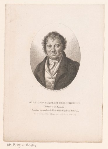 Portrait of Jean Louis Auguste Loiseleur-Deslongchamps