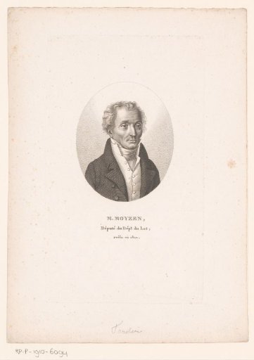 Portrait of Jean Joseph Moyzen