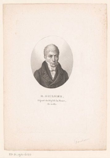 Portrait of Pierre Dieudonné Louis Saulnier