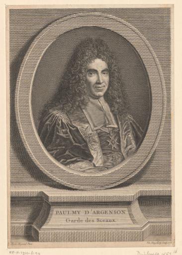 Portrait of Marc-René de Voyer de Paulmy, Marquis d'Argenson