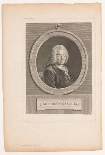 Portrait of Charles-Jean-François Hénault