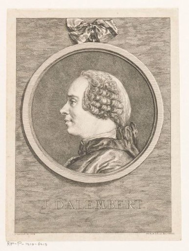 Portrait of Jean Le Rond d'Alembert
