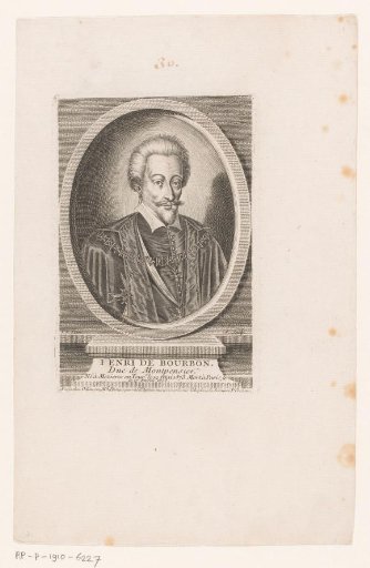 Portrait of Henri de Bourbon, Duke of Montpensier