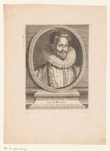 Portrait of Philippe-Emmanuel de Lorraine, Duke of Mercoeur