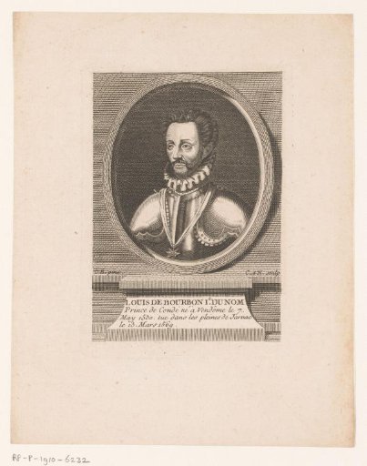 Portrait of Louis I of Bourbon-Condé