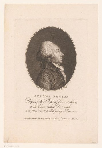 Portrait of Jérôme Pétion de Villeneuve