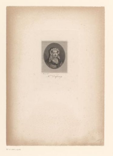 Portrait of Adélaïde-Gillette Dufrénoy