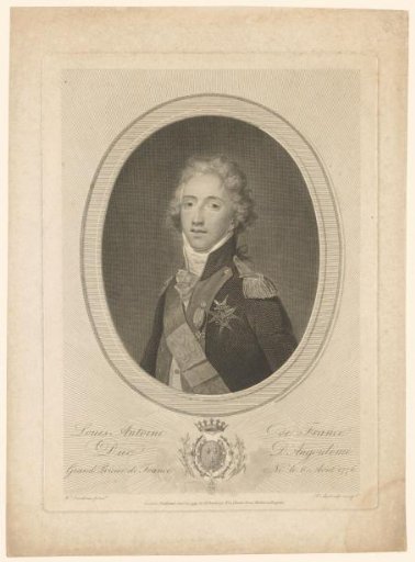 Portrait of Louis Anthony of Bourbon