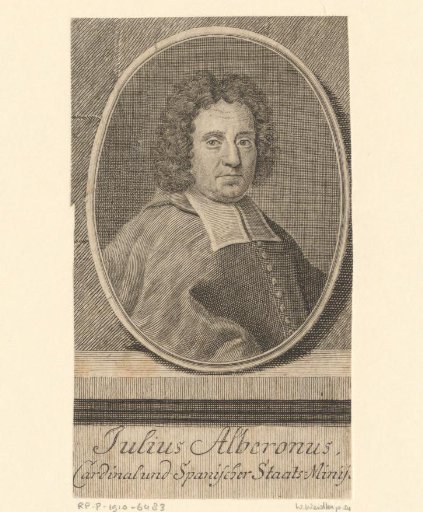 Portrait of Giulio Alberoni