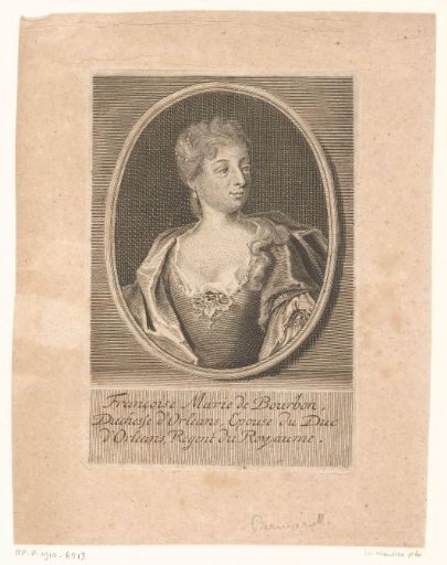 Portrait of Françoise Marie de Bourbon