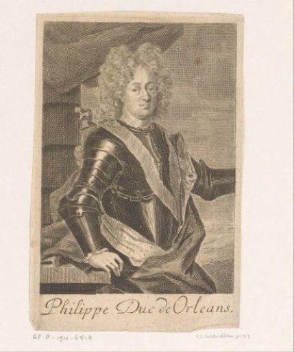 Portrait of Philip II, Duke of Orléans