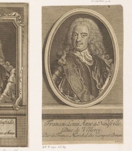 Portrait of Louis François Anne de Neufville, duc de Villeroy