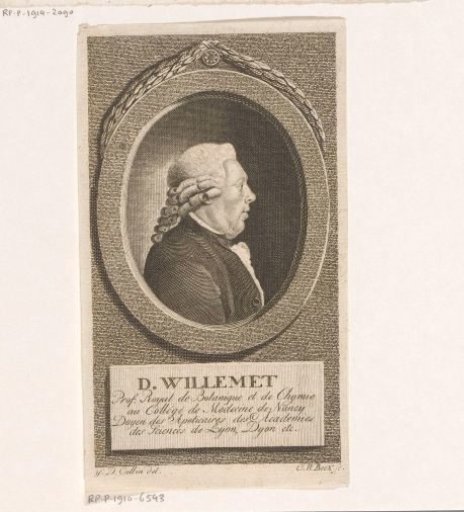 Portrait of Pierre Remi Willemet