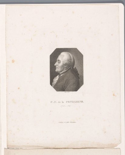 Portrait of Charles Marie de La Condamine