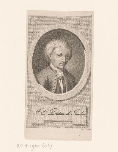 Portrait of Jacques Égide Duhan de Jandun