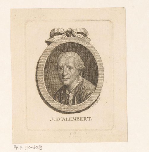 Portrait of Jean Le Rond d'Alembert