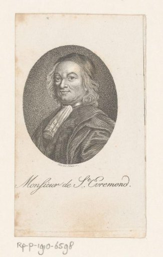 Portrait of Charles de Saint-Évremond