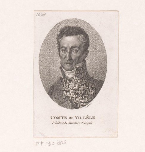 Portrait of Jean-Baptiste de Villèle