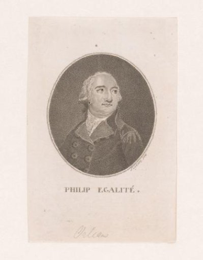 Portrait of Louis Philippe II of Orléans
