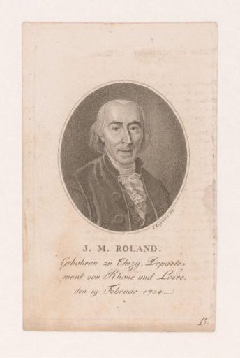 Portrait of Jean-Marie Roland de La Platière