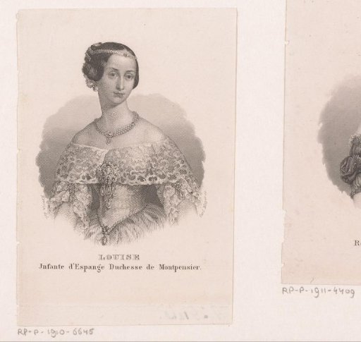 Portrait of Luisa Fernanda of Bourbon