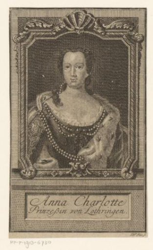 Portrait of Anna Charlotte of Lorraine