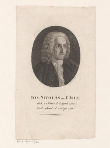 Portrait of Joseph-Nicolas Delisle