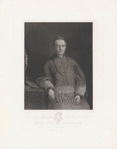 Portrait of Franciscus Jacobus van Vree, Bishop of Haarlem