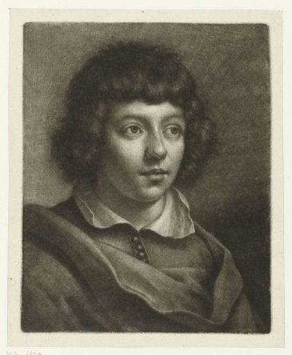 Boy with a folded collar