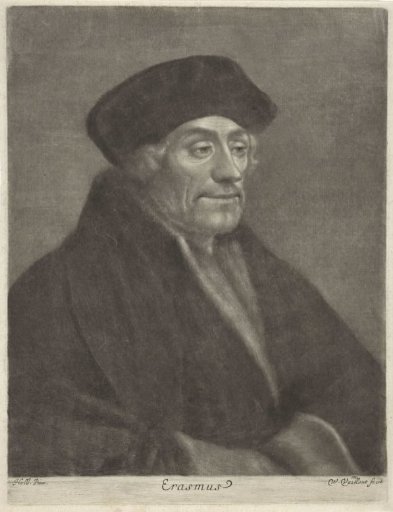 Portrait of Desiderius Erasmus