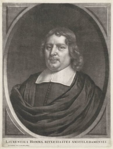 Portrait of the preacher Laurentius Homma