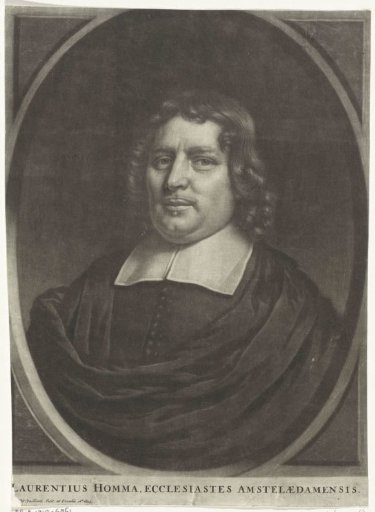 Portrait of the preacher Laurentius Homma