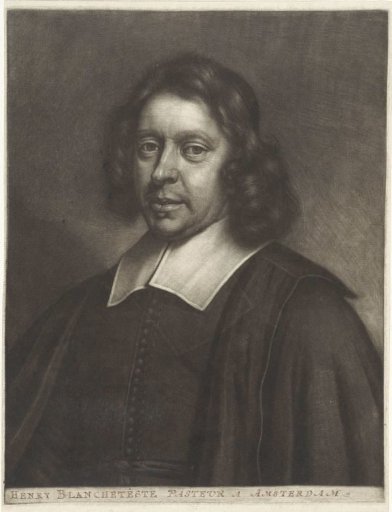 Portrait of a man, possibly the preacher Hendrick Blancheteste